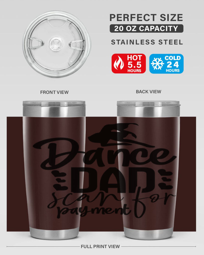 dance dad scan for payment 21#- ballet- Tumbler