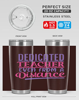 dedicated teacher even from a distance Style 53#- corona virus- Cotton Tank