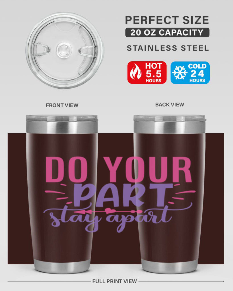 do your part stay apart Style 52#- corona virus- Cotton Tank