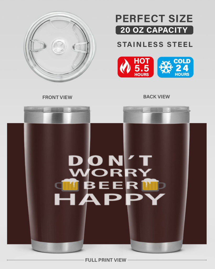 dont worry 94#- beer- Tumbler