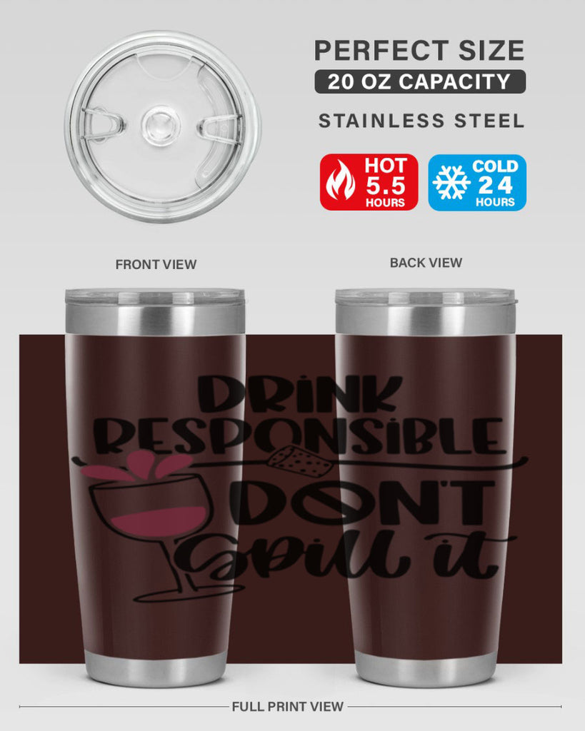 drink responsible dont 57#- wine- Tumbler