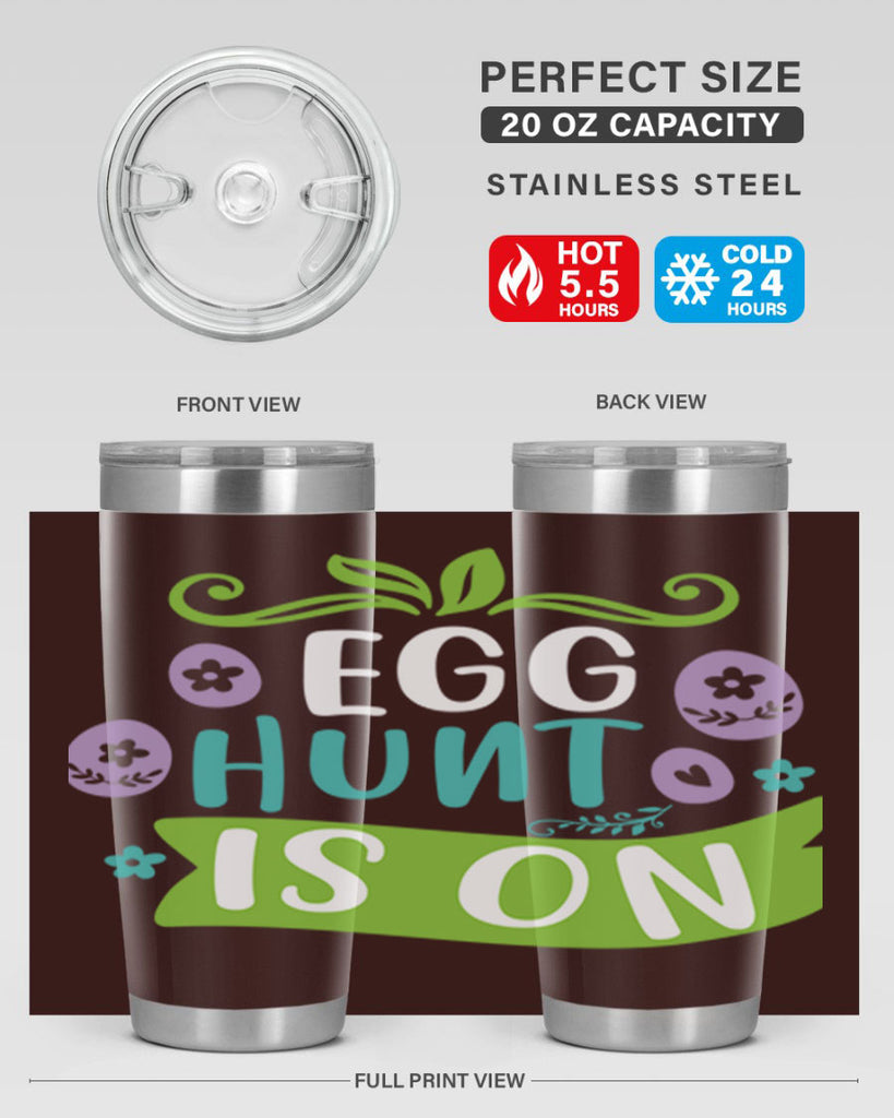 egg hunt is onn 95#- easter- Tumbler