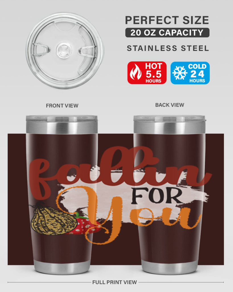 fallin for you 167#- fall- Tumbler
