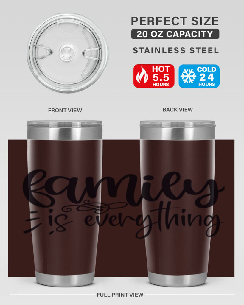 family is everything 72#- home- Tumbler
