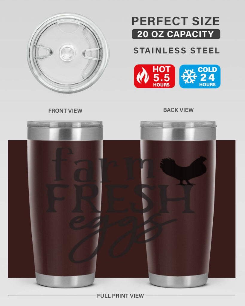 farm fresh eggs 102#- kitchen- Tumbler