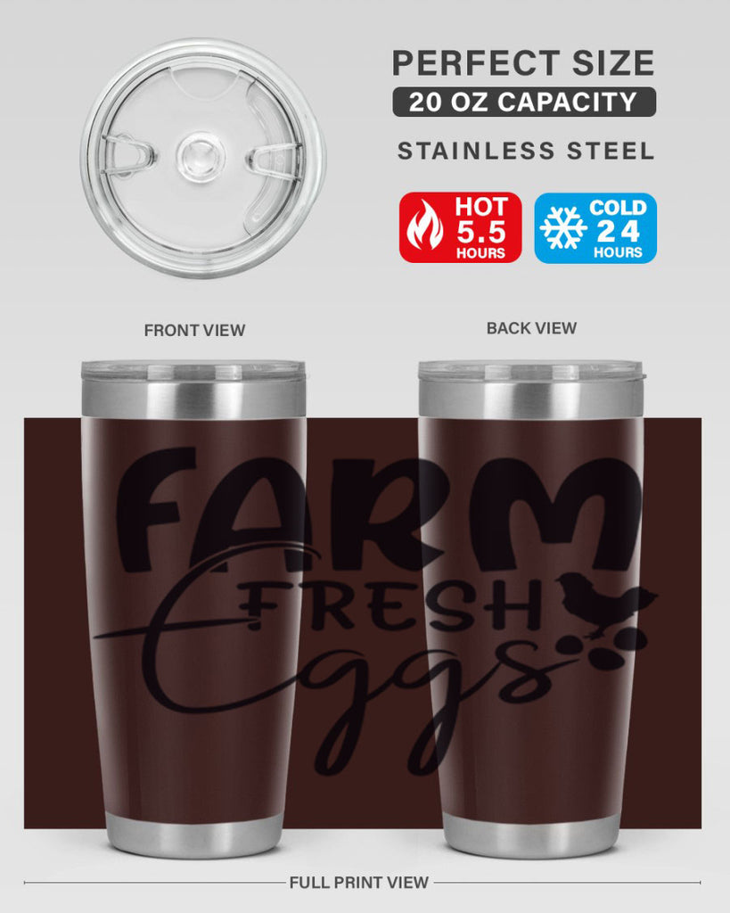 farm fresh eggs 103#- kitchen- Tumbler