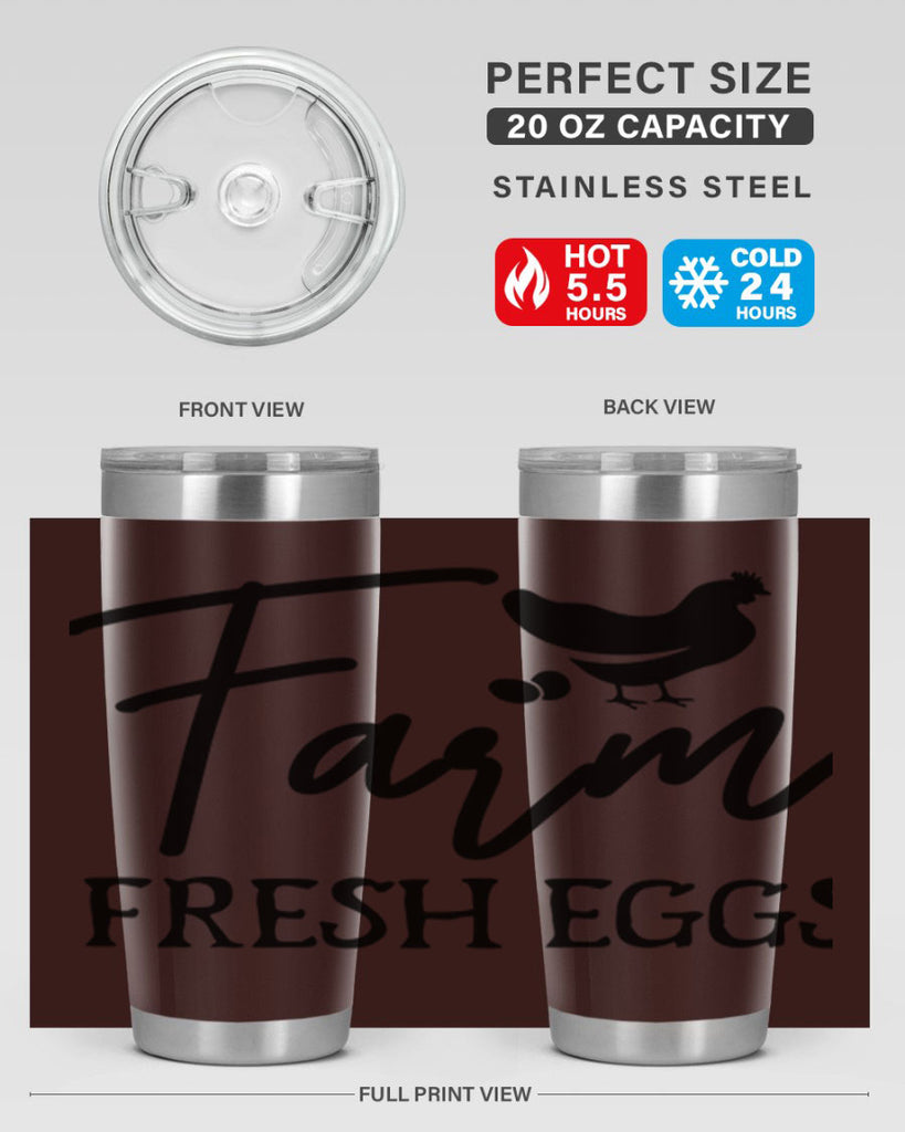 farm fresh eggs design 104#- kitchen- Tumbler