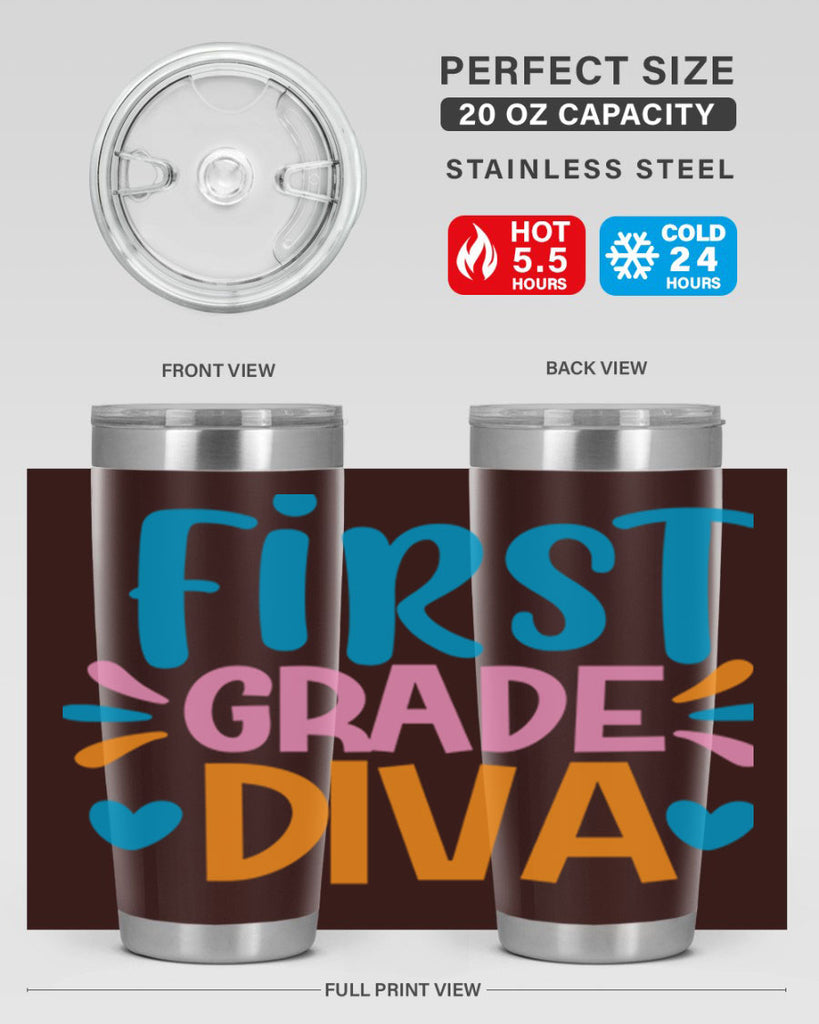 first grade divaaa 21#- 1st grade- Tumbler