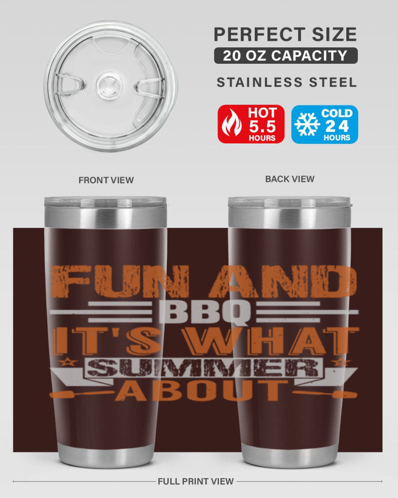 fun and bbq 44#- bbq- Tumbler