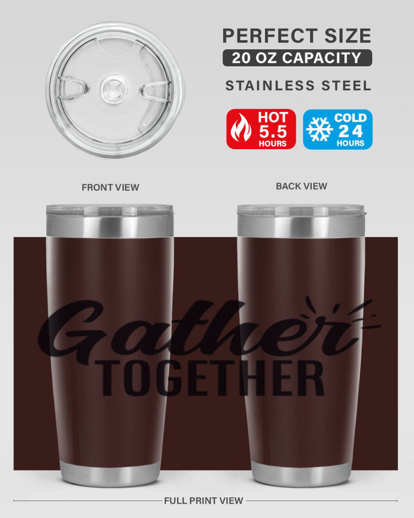 gather together 60#- thanksgiving- Tumbler