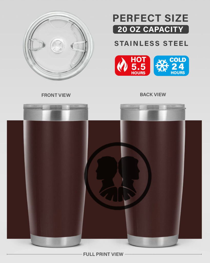 gemini 238#- zodiac- Tumbler