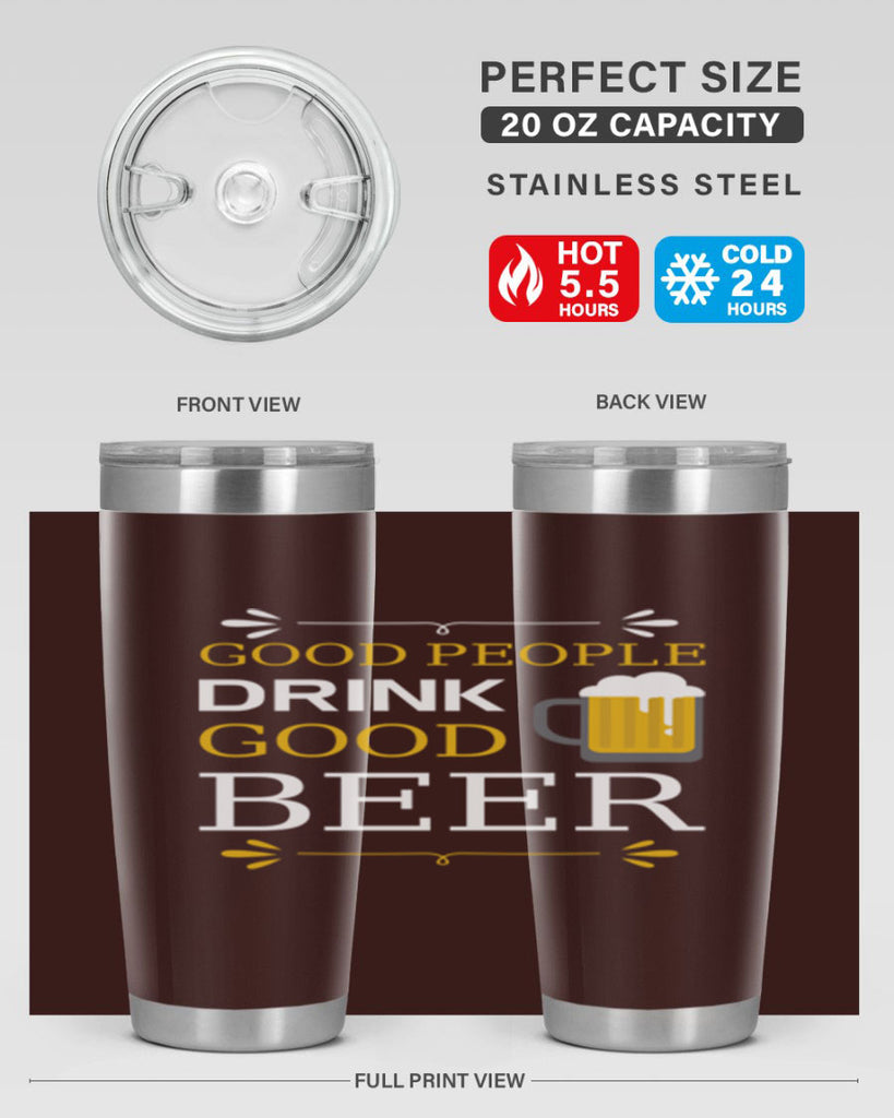 good people drink 87#- beer- Tumbler