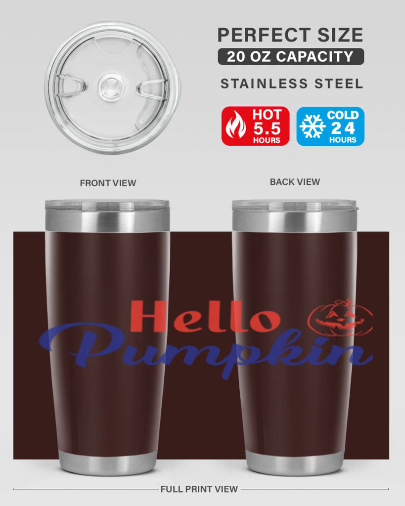 hello pumpkin 288#- fall- Tumbler