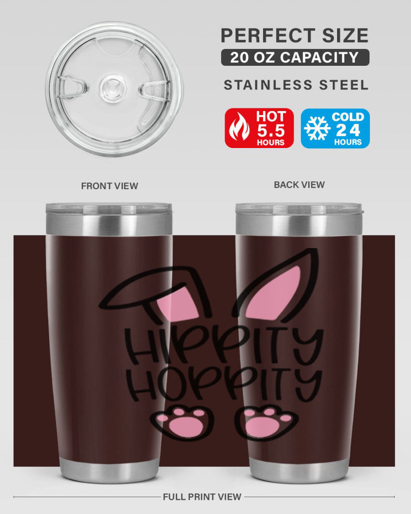 hippity hoppity 28#- easter- Tumbler