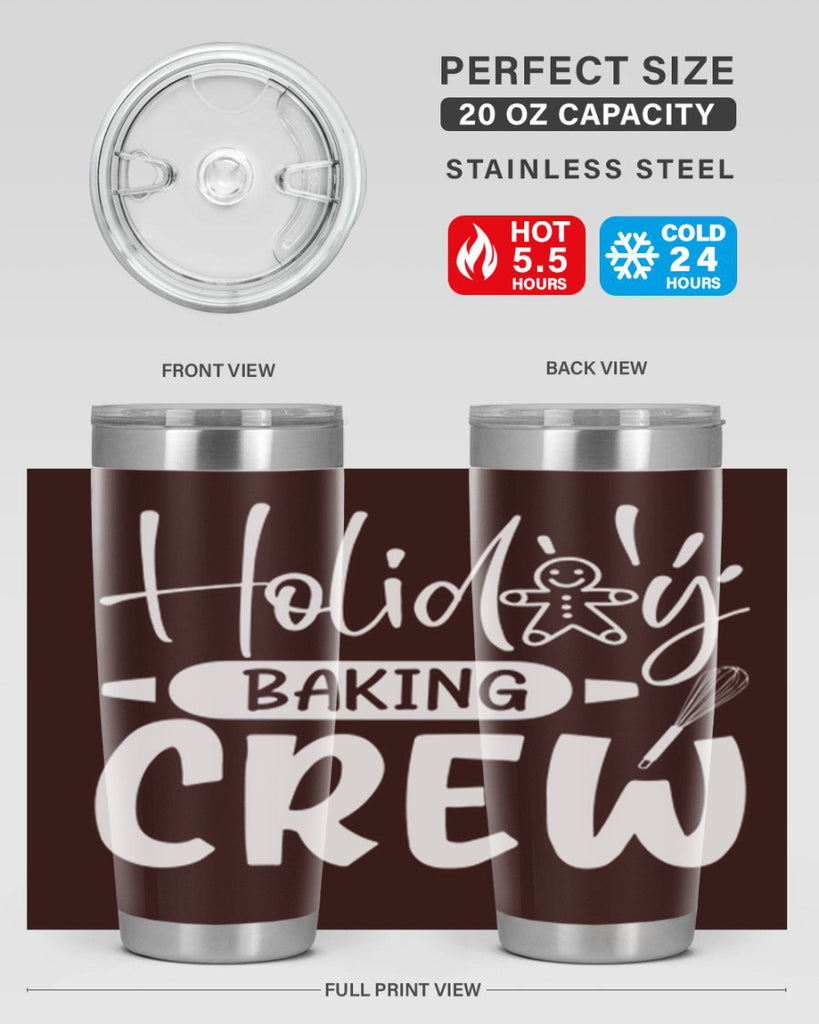 holiday baking crew 34#- kitchen- Tumbler