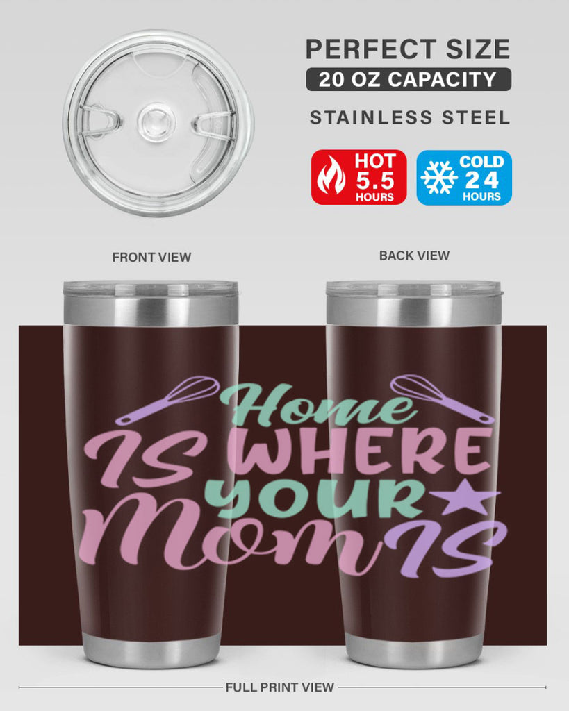 home is where your mom is 37#- home- Tumbler