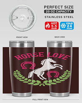 horse love Style 50#- horse- Tumbler