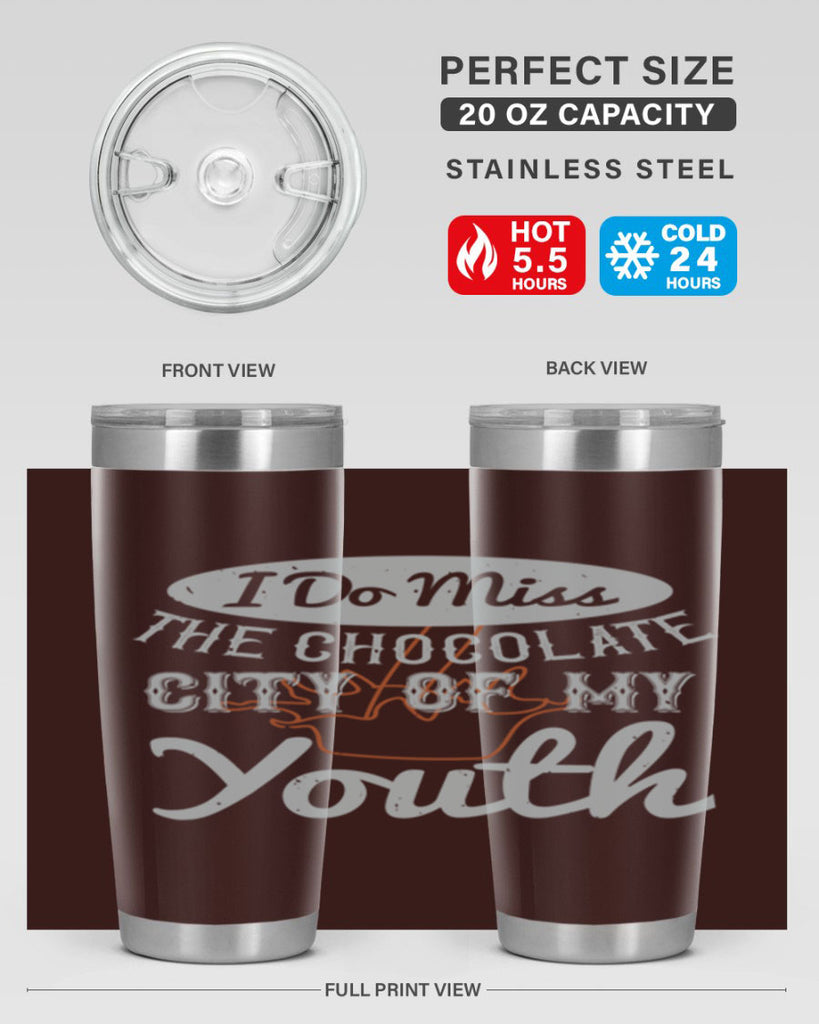 i do miss the chocolate city of my youth 37#- chocolate- Tumbler