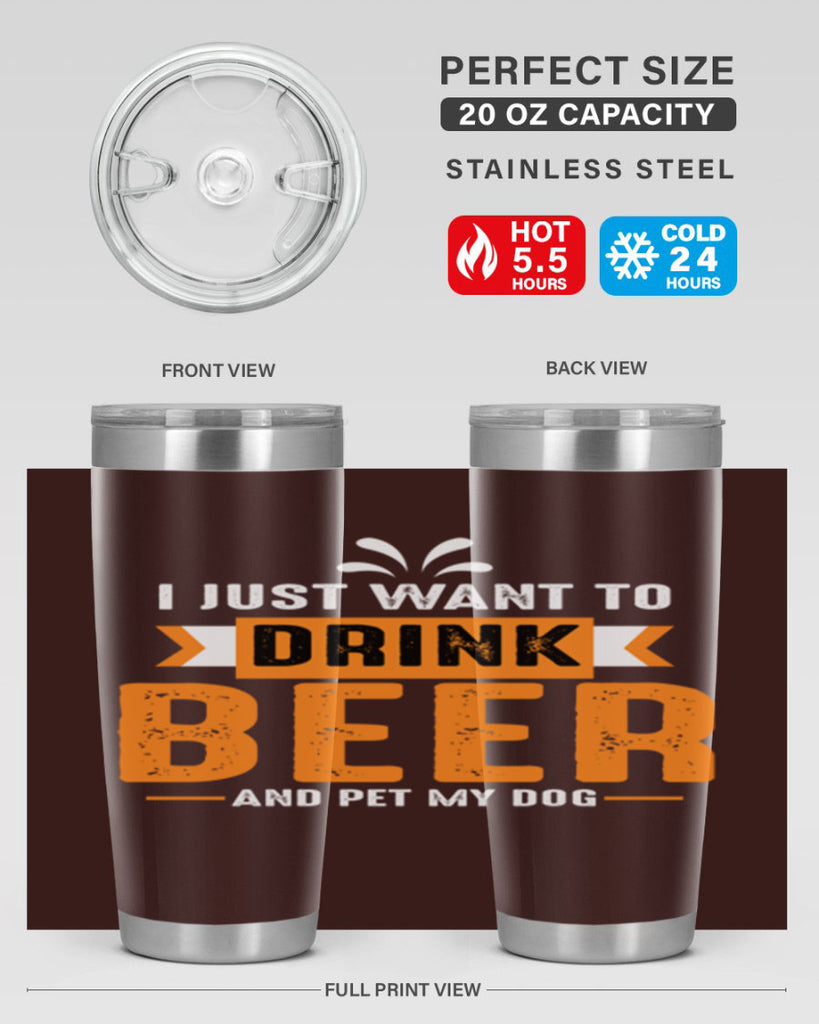 i just want drink beer 151#- beer- Tumbler