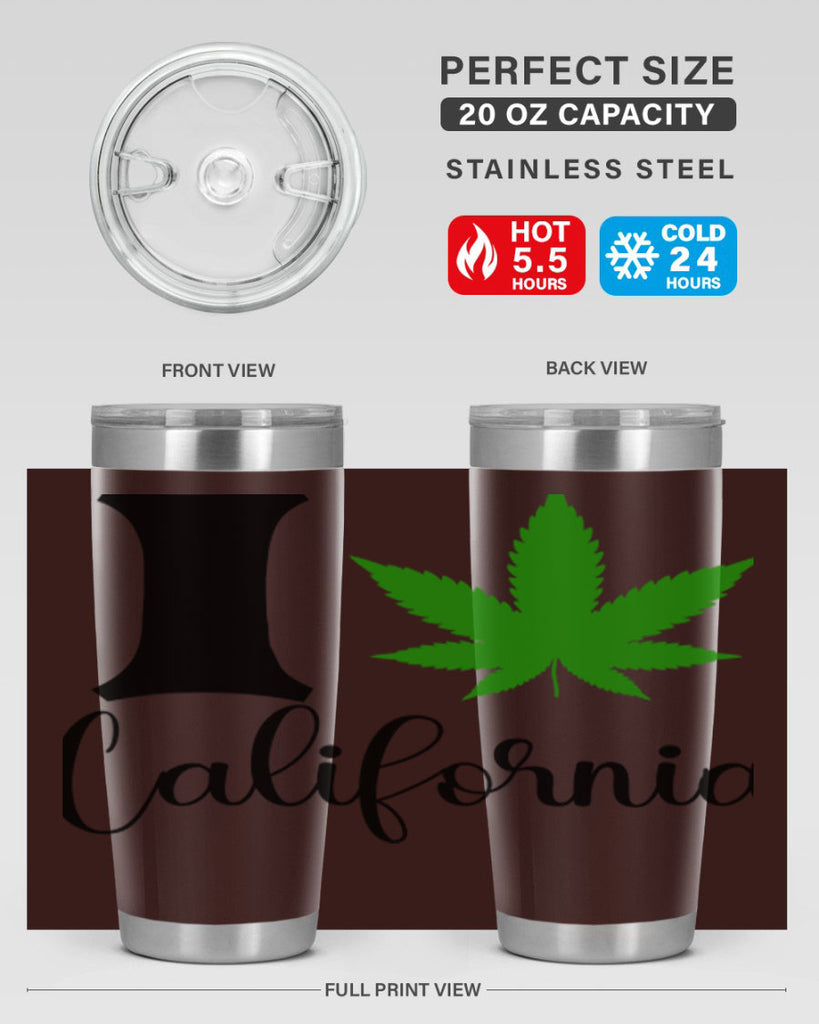 i weed california 133#- marijuana- Tumbler