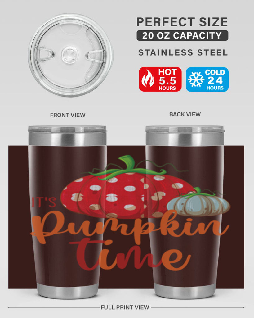 it s pumpkin time 368#- fall- Tumbler
