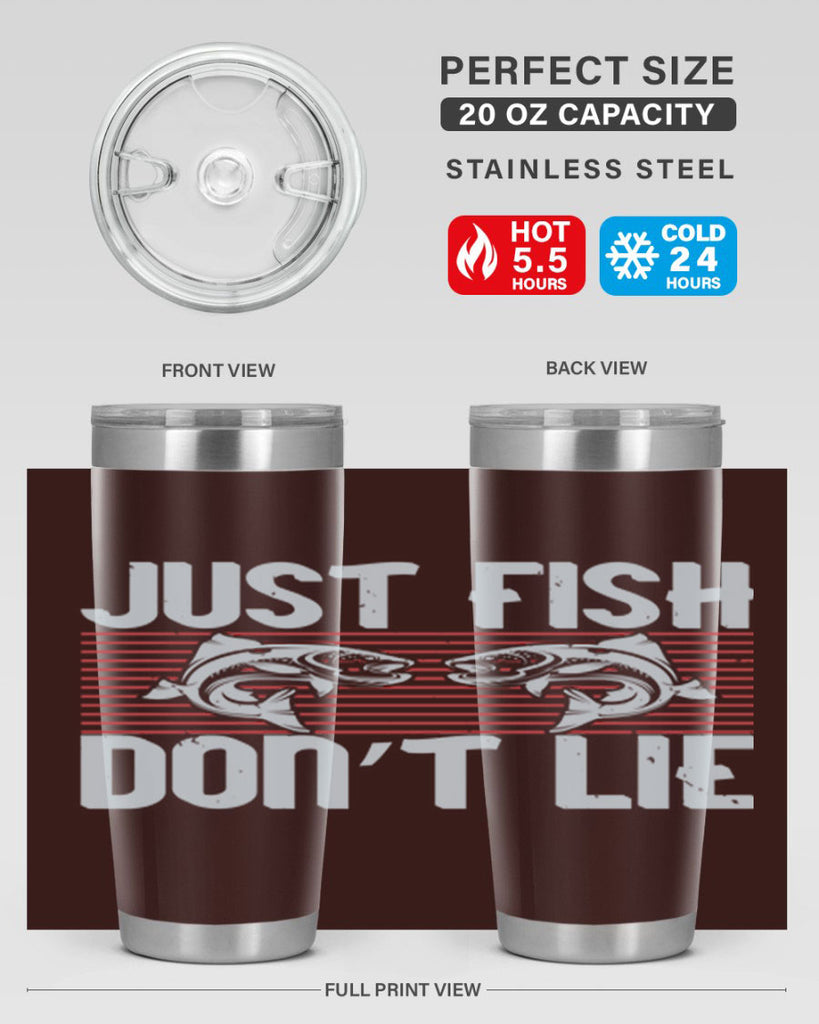 just fish don’t lie 249#- fishing- Tumbler