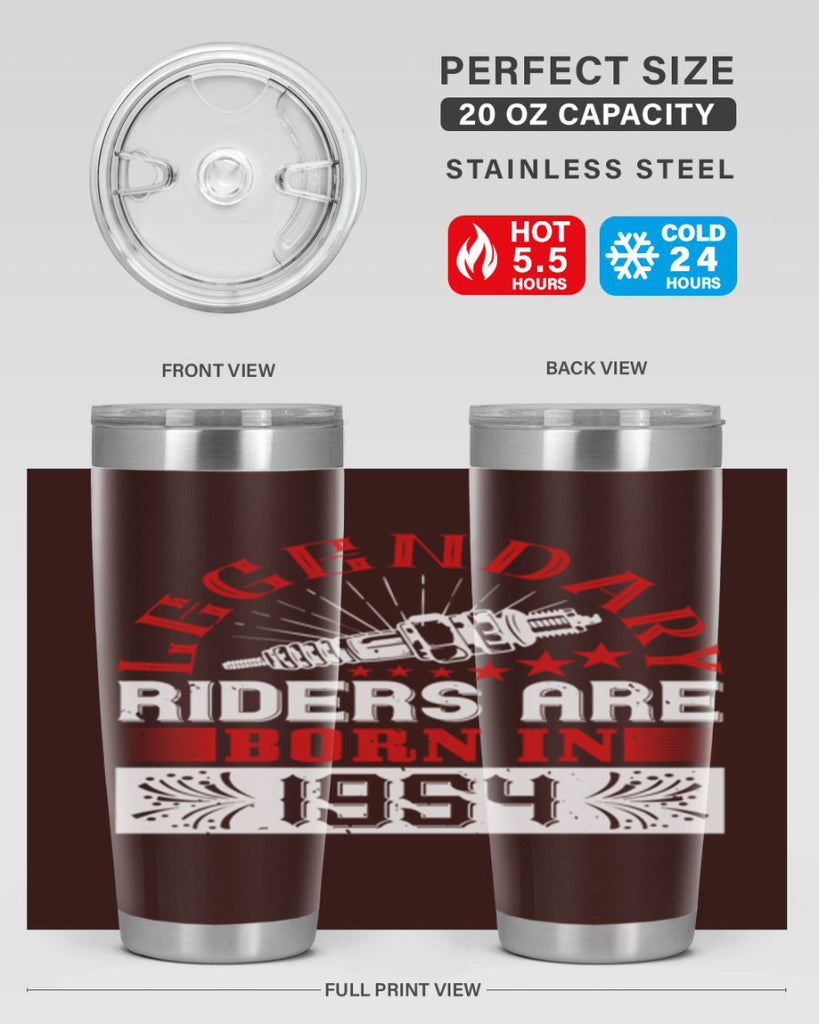 legendary riders are born in Style 58#- birthday- tumbler