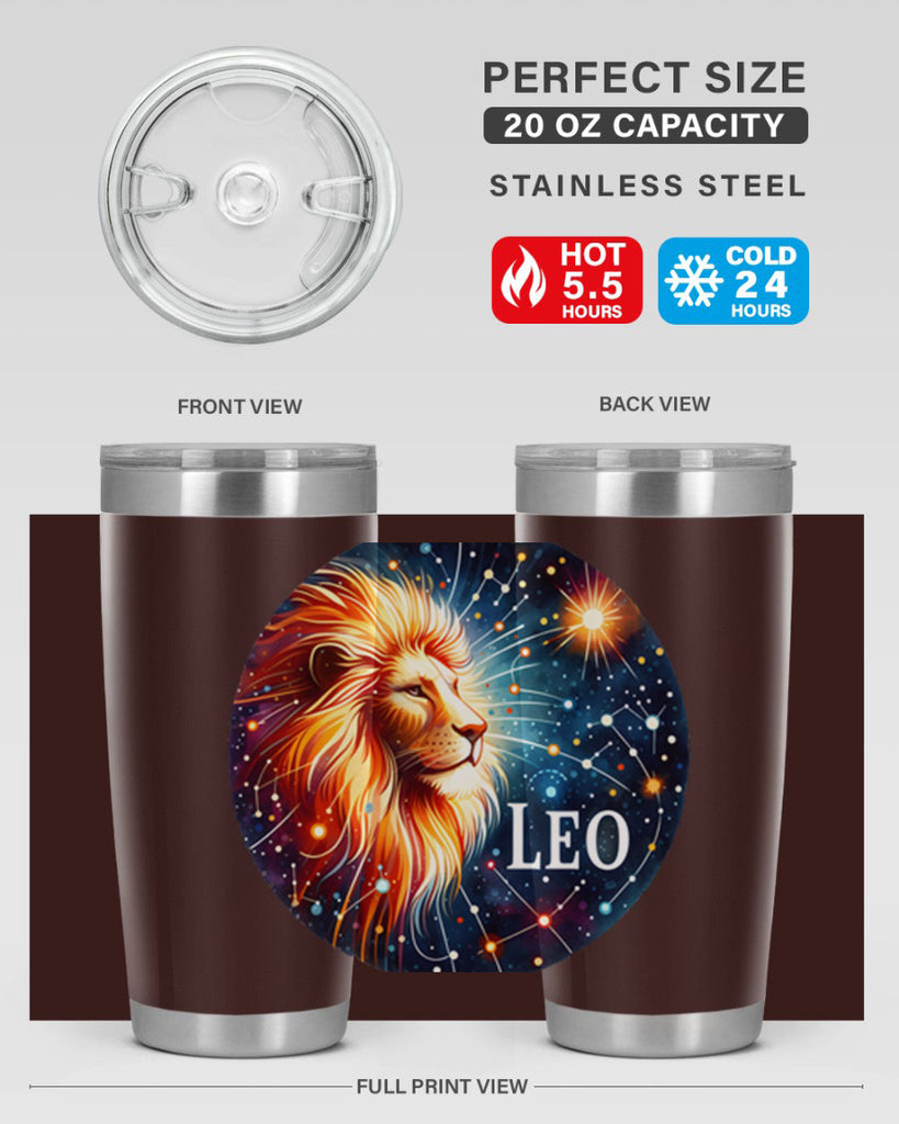 leo 313#- zodiac- Tumbler