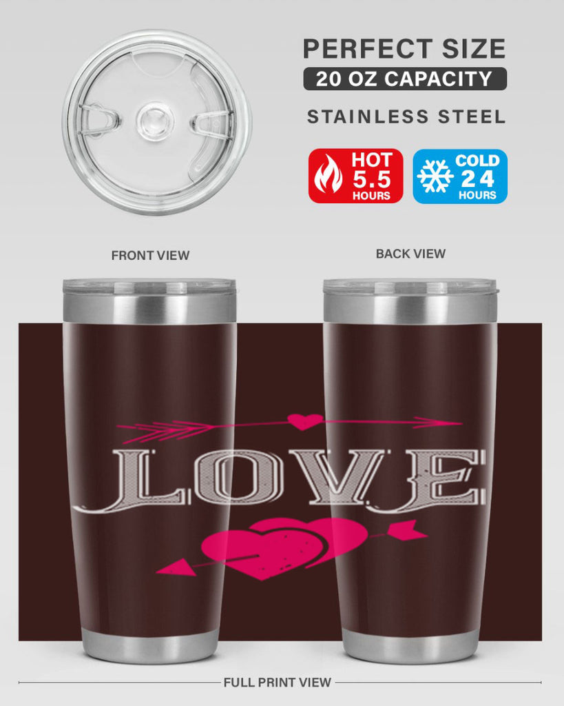love 41#- valentines day- Tumbler