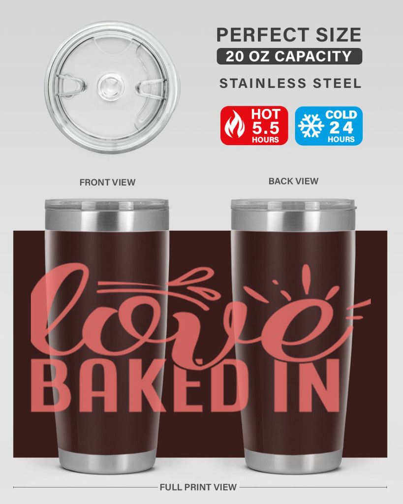 love baked in 13#- kitchen- Tumbler
