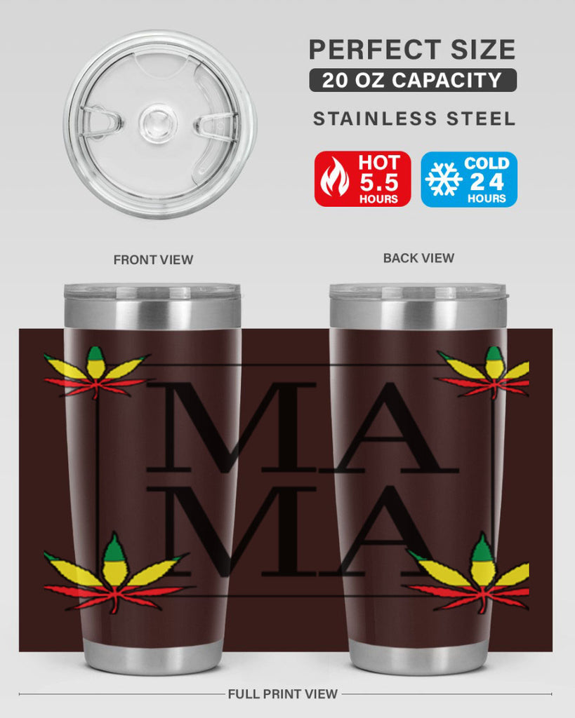 mama weed 197#- marijuana- Tumbler