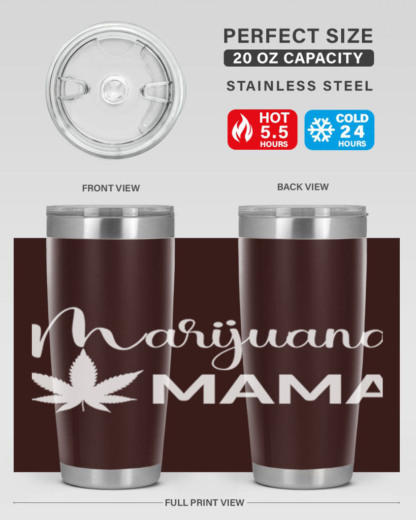 marijuana mama 203#- marijuana- Tumbler