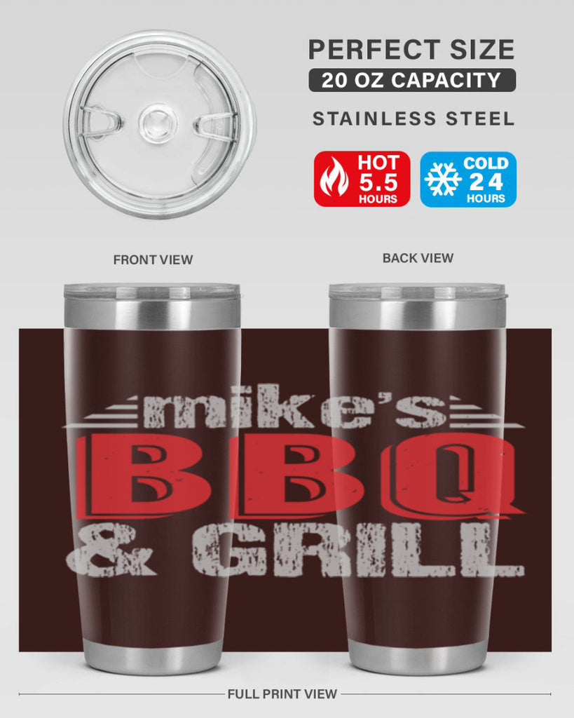 mikes bbq and grill 23#- bbq- Tumbler