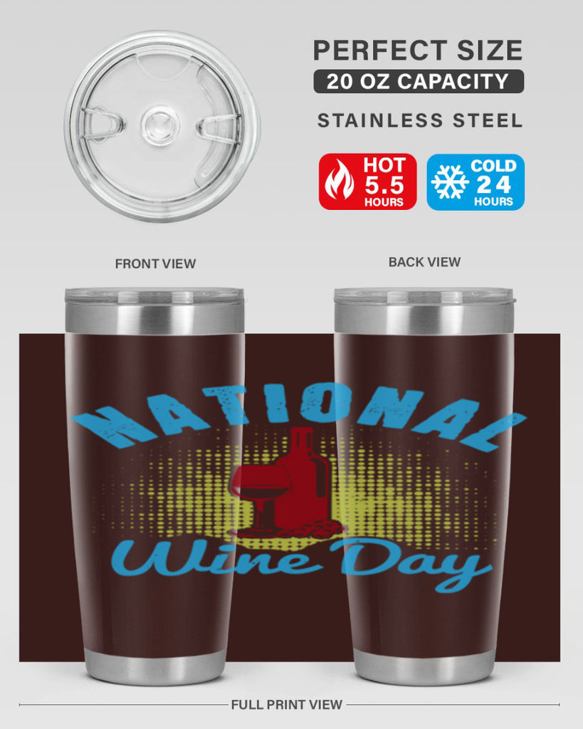 national wine day 126#- wine- Tumbler