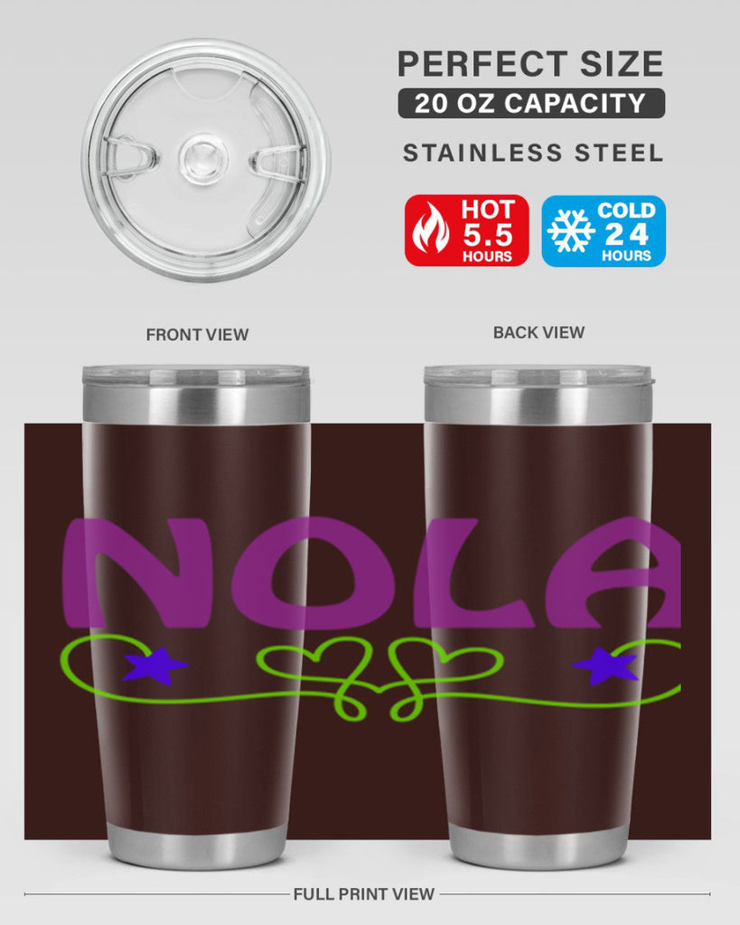 nola 5#- mardi gras- Tumbler