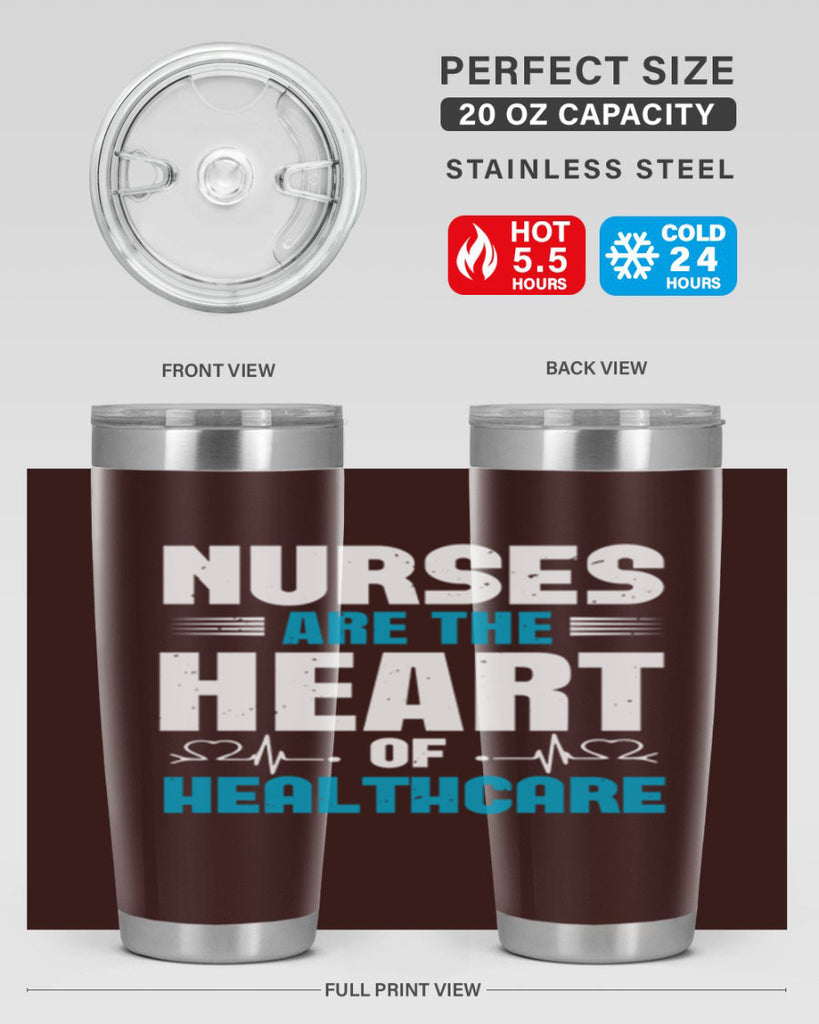 nurse are are heart healthcare Style 287#- nurse- tumbler