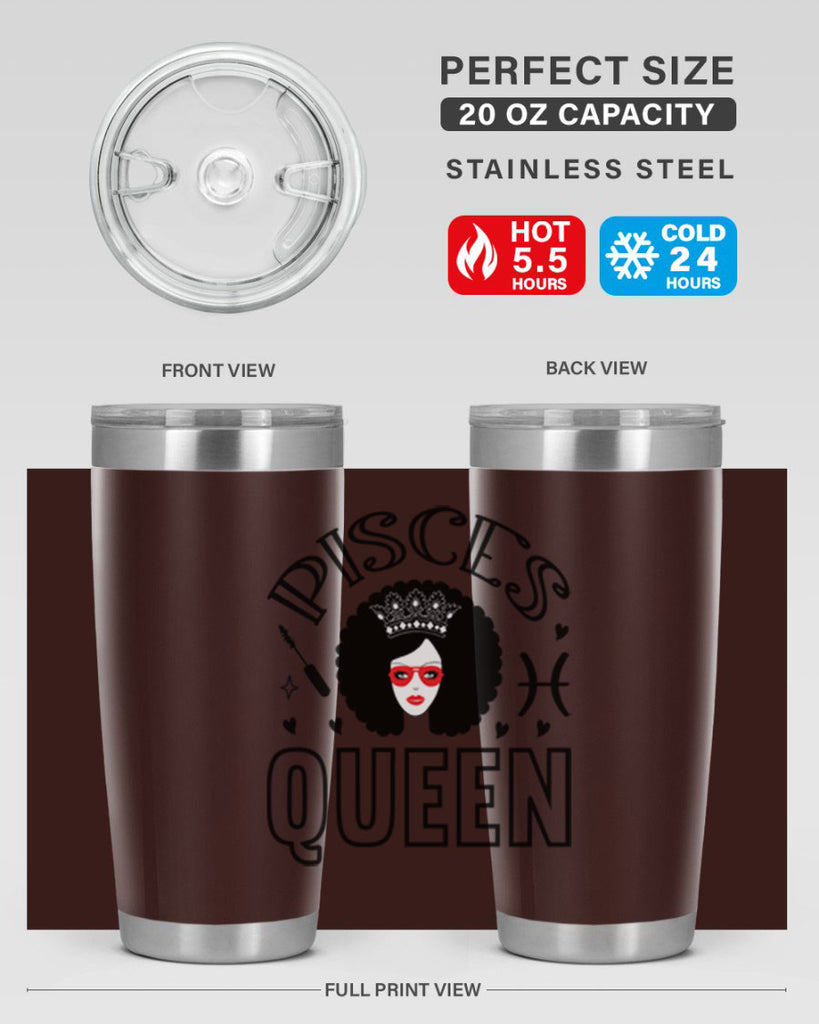 pisces queen 380#- zodiac- Tumbler