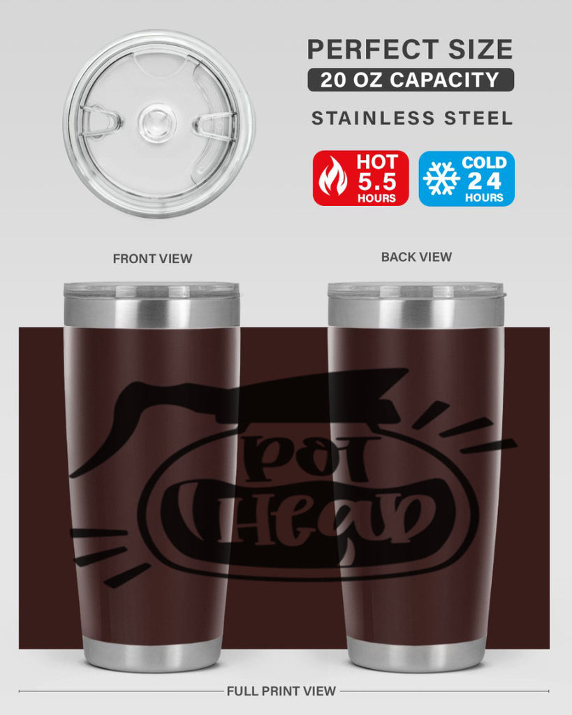 pot head 44#- coffee- Tumbler