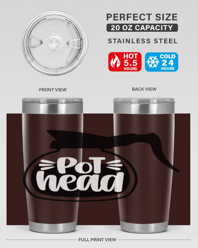 pot head 45#- coffee- Tumbler