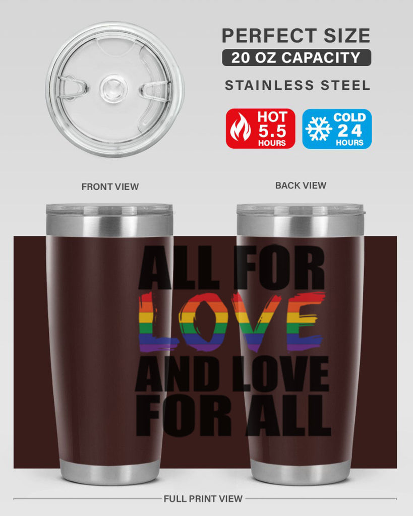 pride love for all 65#- lgbt- Tumbler