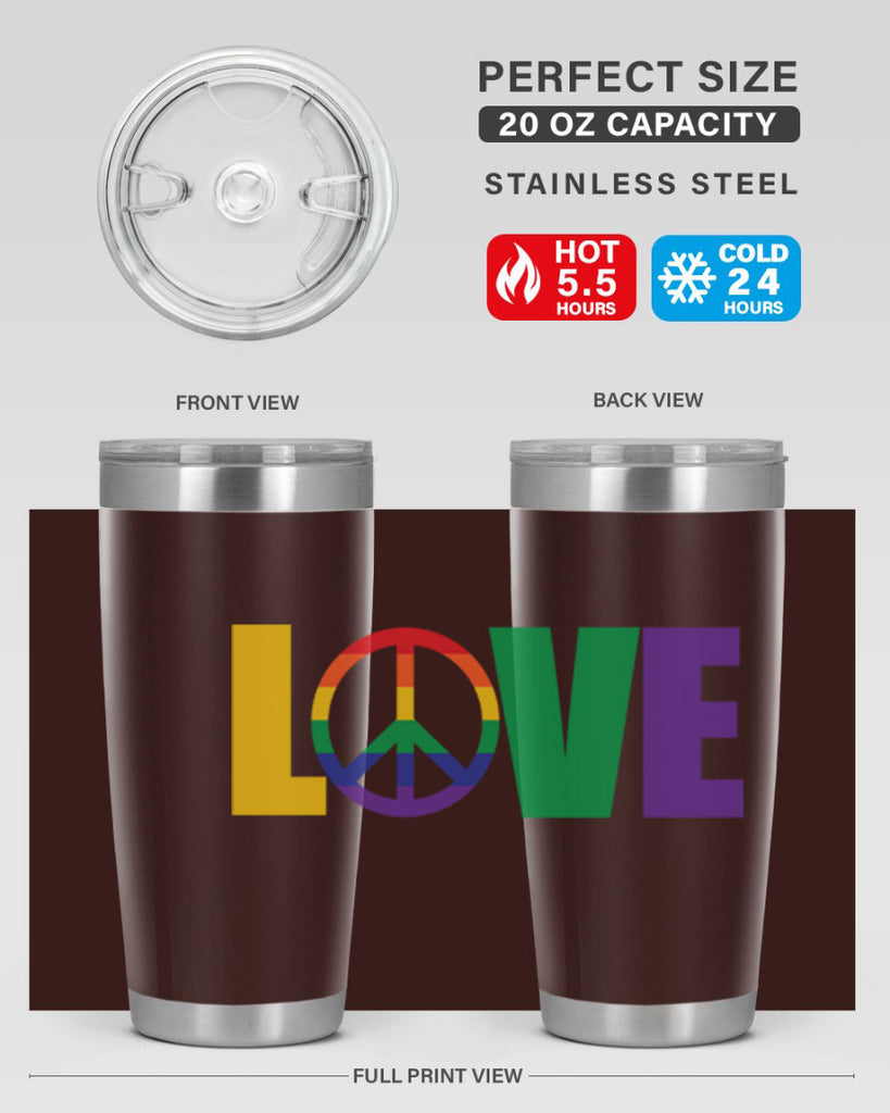 pride love peace 60#- lgbt- Tumbler