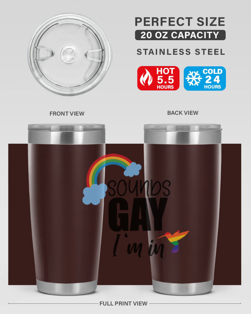 pride sound 45#- lgbt- Tumbler