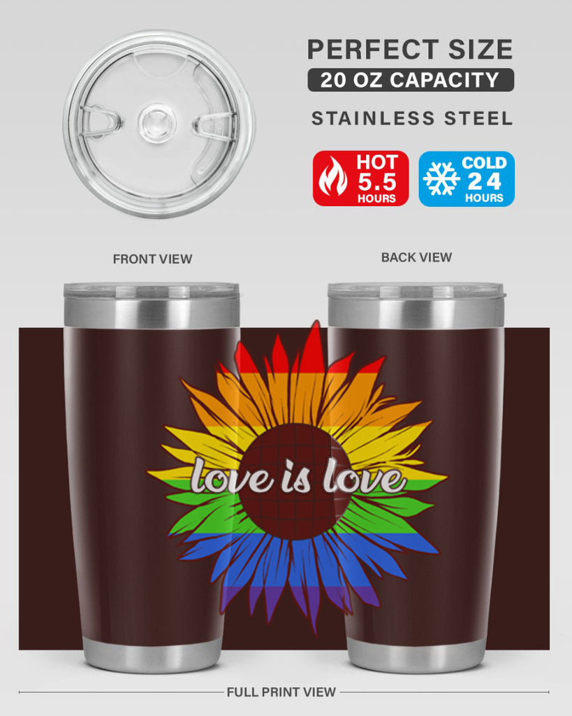 rainbow sunflower love is love 26#- lgbt- Tumbler