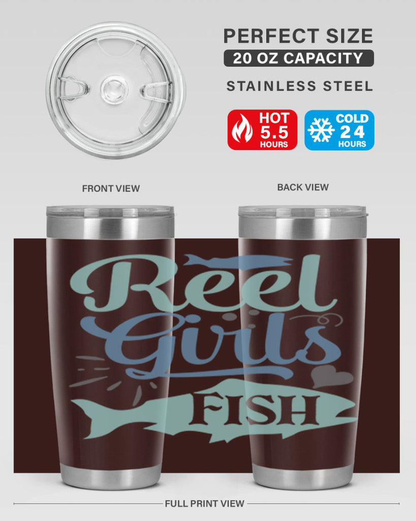 reel girls fish 198#- fishing- Tumbler