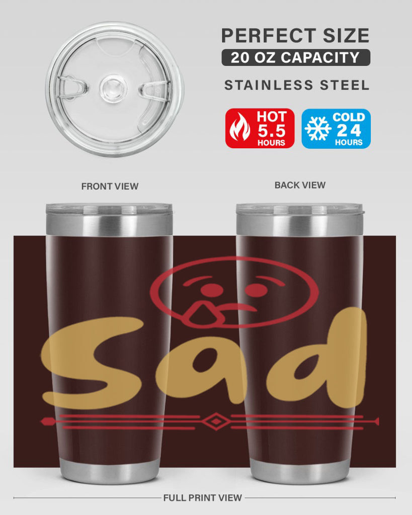 sad 6#- fathers day- Tumbler