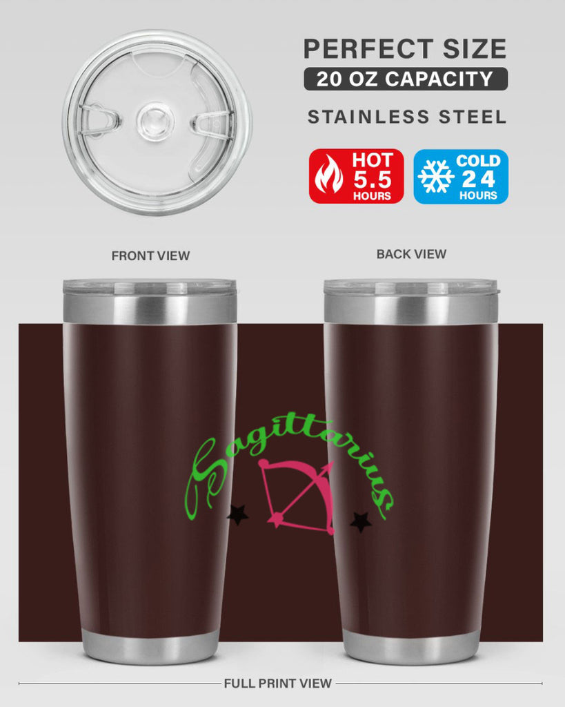 sagittarius 404#- zodiac- Tumbler
