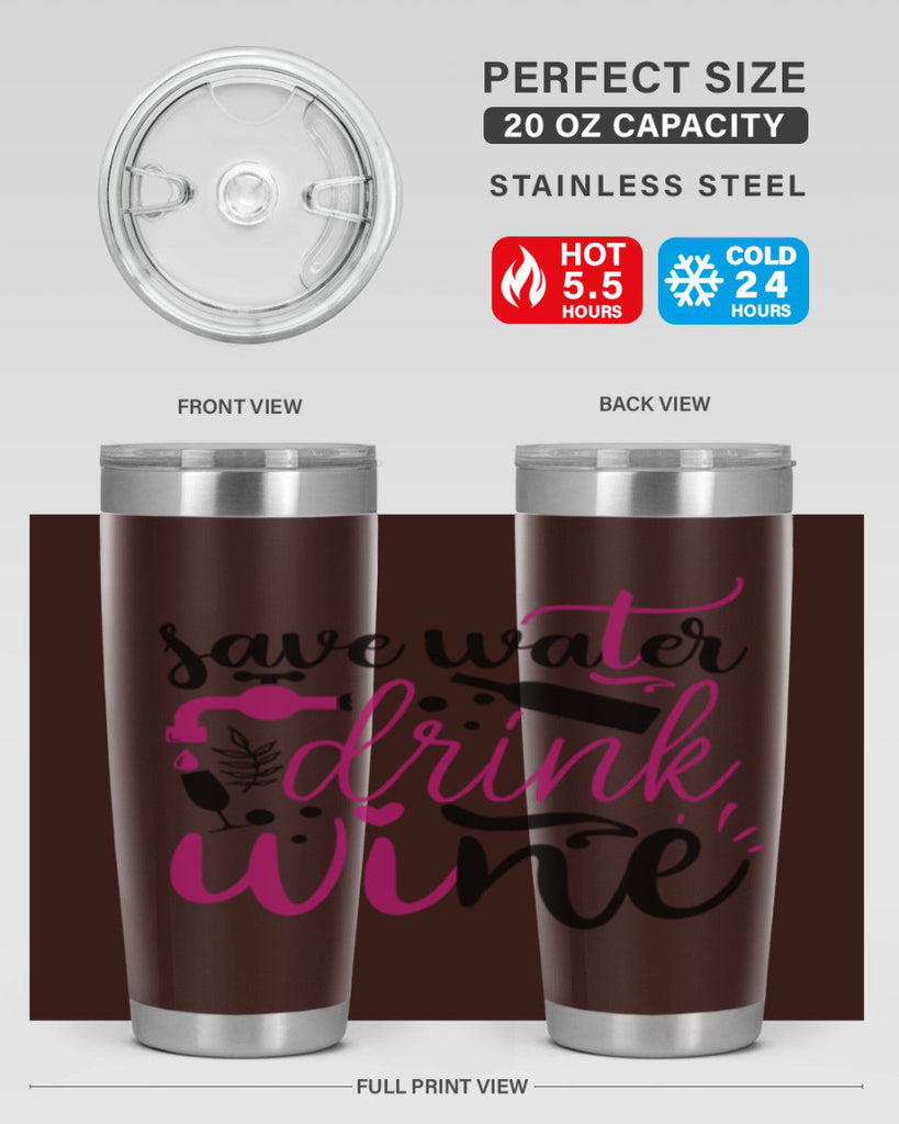 save water drink wine 170#- wine- Tumbler