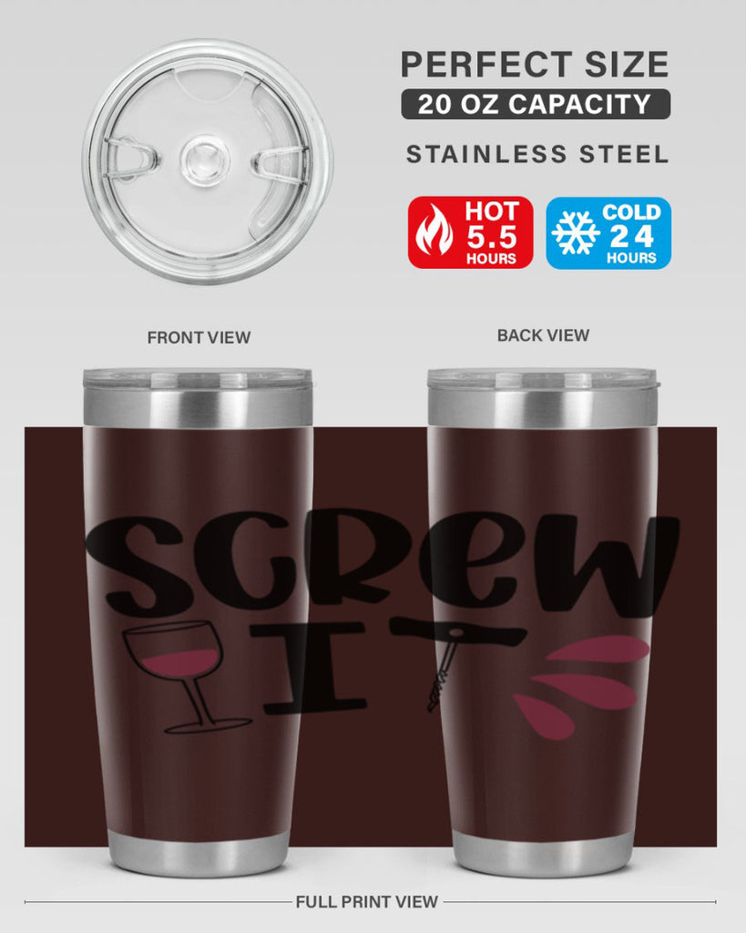 screw it 29#- wine- Tumbler