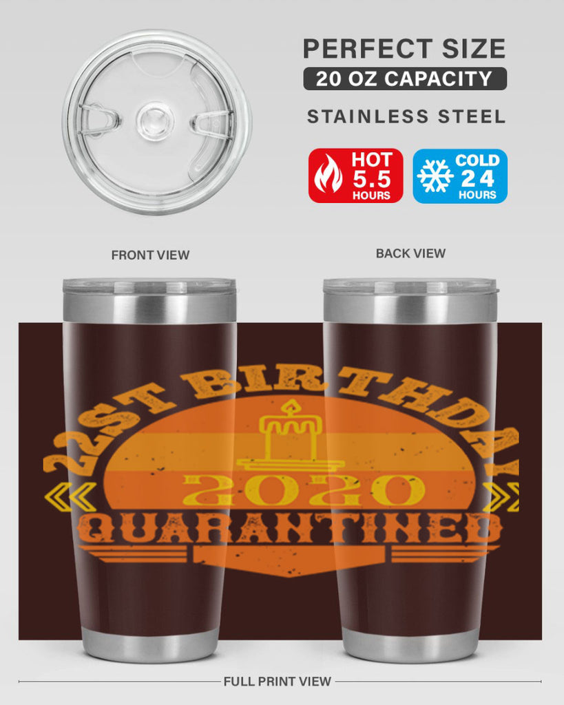 st birthday quarantined 274#- fathers day- Tumbler