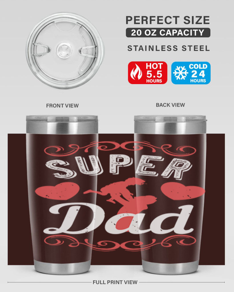 super dad 178#- fathers day- Tumbler